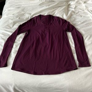 VEUC Lululemon Tuck and Flow Long Sleeve Pluk size 6